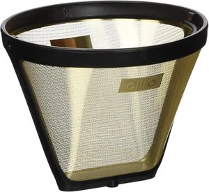 Cilio Dauerfilter Kaffeefilter Größe 2 gold Permanentfilter wiederverwendbar - Bild 1 von 1