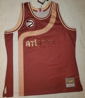 Camiseta deportiva estilo Wilkins Mitchell & Ness #21 de los Atlanta Hawks años 70 talla XL 🔥2 limpia🔥 Foto 1 de 4