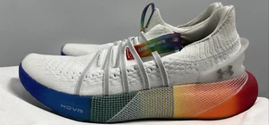 Under Armour HOVR Phantom 3 Pride Multicolor Slip On Running Shoes Men Size 10.5 - Picture 1 of 13