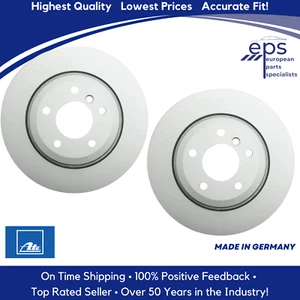 2 X Rear Brake Disc Rotor 2001-06 BMW E46 330i 330Ci 330xi Ate Premium Coated - Picture 1 of 10