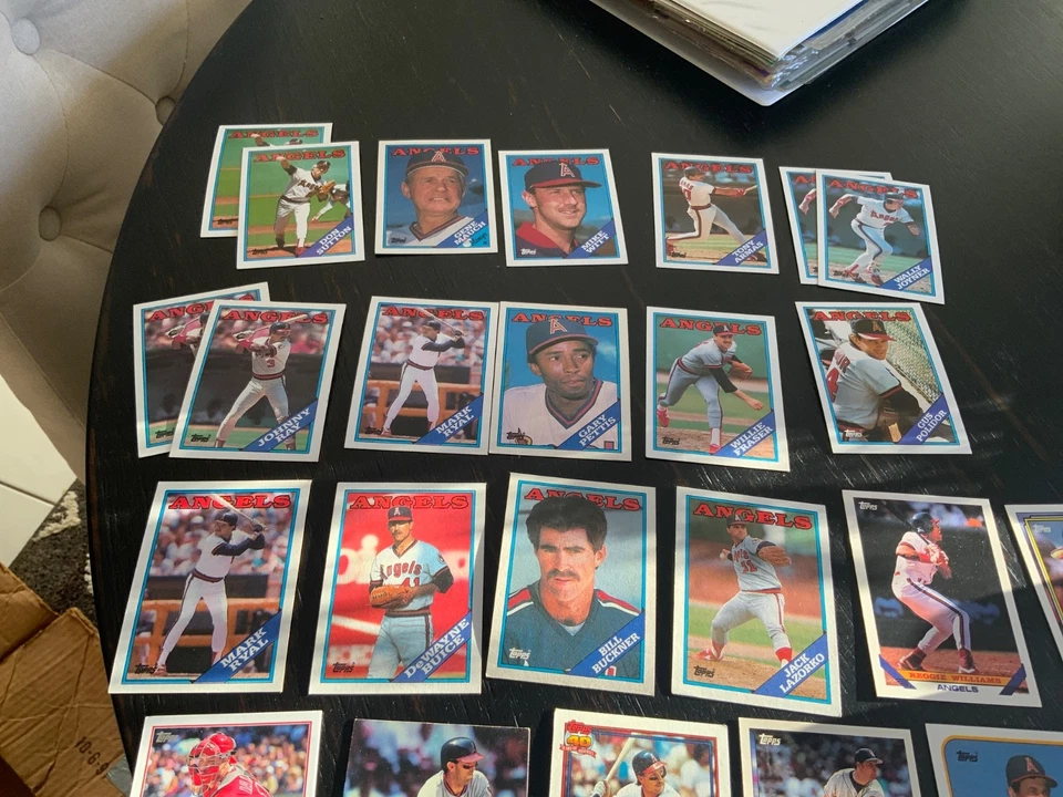 1988/89/90/92/2013 Topps Angels' baseball cards lot of 31 - Image 1 of 4