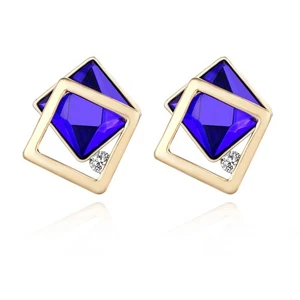 Clásico simple de moda con pendientes de cristal Circonita cúbica stud6587 - Imagen 1 de 8