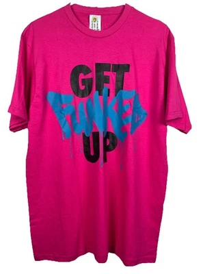 Camiseta Zumba Get Funked Up rosa intenso estampado a 2 caras 100 % algodón talla única para la mayoría Foto 1 de 4