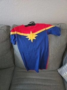 Marvel by Hanna Anderson Captain Marvel Pj Top Girls Size 10 - Picture 1 of 2
