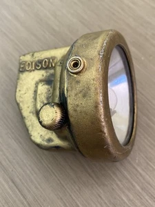 Lámpara de minero EDISON vintage (sin probar - para piezas o reparación) + ¡ENVÍO RÁPIDO! - Imagen 1 de 12