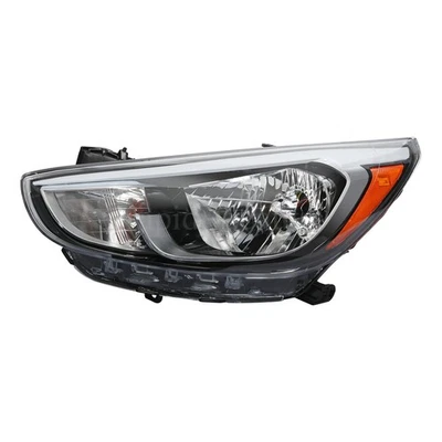 Left Headlight Halogen W/o LED Driver Side For 2015 2016 2017 Hyundai Accent Foto 1 de 4