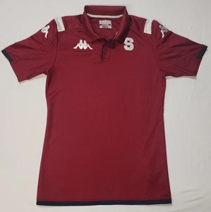 Kappa Herren Gr. M Polo Burgund Kurzarm Kragen T-Shirt Saprissa 2023 Fußball - Bild 1 von 13