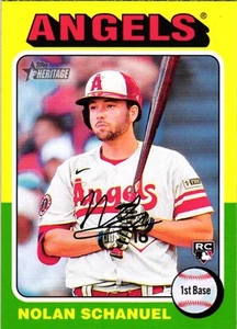 2024 Topps Heritage #389 Nolan Schanuel - Picture 1 of 2