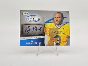 EJ Manuel 2013 SAGE Hit RC The Write Stuff Auto #WSA10 - Picture 1 of 2