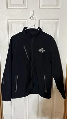 环球影城港务局焊接软壳夹克男式 M 码全拉链 — 第 1/4 张图片