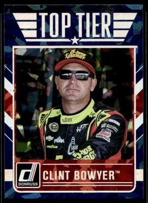 2016 Donruss Racing Clint Bowyer Auto 390/999 HScott Motorsports/Stewart-Haas - Image 1 of 2
