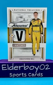Christopher Bell /99 Sheet Metal Treasured Swatches 2024 National Treasures - Picture 1 of 3