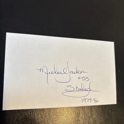 Michael Jackson (Washington) LB, 2X All-Amer., ‘79-86 Seattle Seahawks & Actor - Image 1 of 2