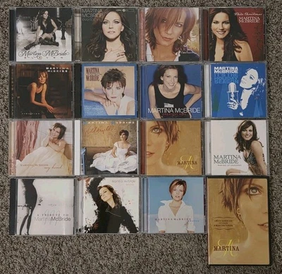 Instant MARTINA MCBRIDE Collection! 15 CD + 1 DVD lot - Shine, Timeless, Hits - Image 1 of 3