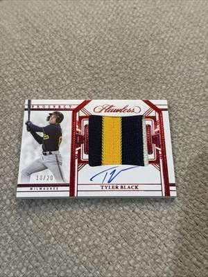 Tyler Black  2024 Flawless Patch Auto Autograph #10/20 - Image 1 of 2