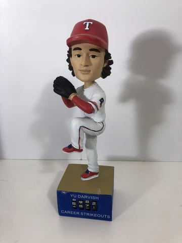 Yu Davish K Counter Strike Outs Bobble Head  In Box Cover