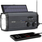 Solar Radio Handkurbel Notfallradio Dynamo Am/Fm Kurbelradio Led Taschenlampe De