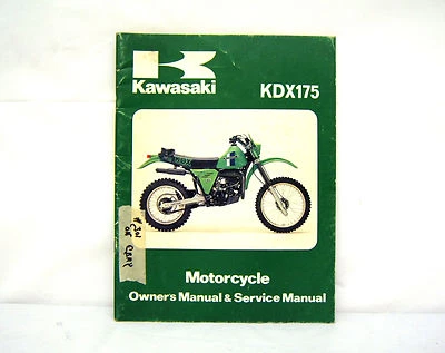 KAWASAKI KDX175 1980 MANUAL DE SERVICIO A2 99920-1122-01 (#302 Foto 1 de 4