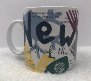 Tazza Starbucks STATES OF BEAN NEW YORK grande tazza - Jan Belson 1997 - Foto 1 di 12
