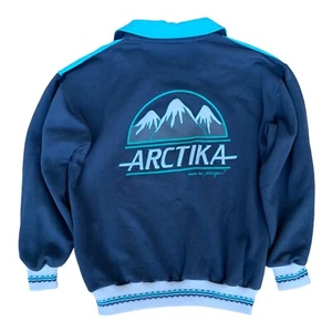 VTG Monsport Arctika True Fleece Womens Size Large Blue Teal Button Front Jacket - Imagen 1 de 19