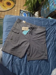 Neu PrAna Gr. 34 x 8" Granit Boardshorts Bademode - Bild 1 von 5