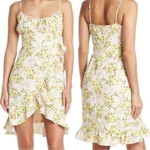 Mini Vestido BCBGeneration Rosa Floral Talla 2 con Detalles de Volantes en Niveles NUEVO - Imagen 1 de 8