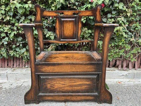 Antique Hall Tree Umbrella Stand Settle Stick Edwardian Style Foyer Chair Cover