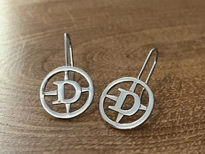 Christian Dior silver tone Star ear rings pre-loved - Picture 1 of 2