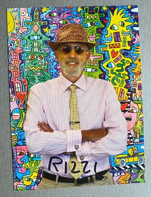 JAMES RIZZI (†2011) "Pop Art"   signed  seltene Autogrammkarte 10x14 - Bild 1 von 2