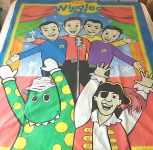 The Wiggles Original Cast Single Bed Doona Cover 205cmx 138cm & Pillow Case Set - Picture 1 of 7