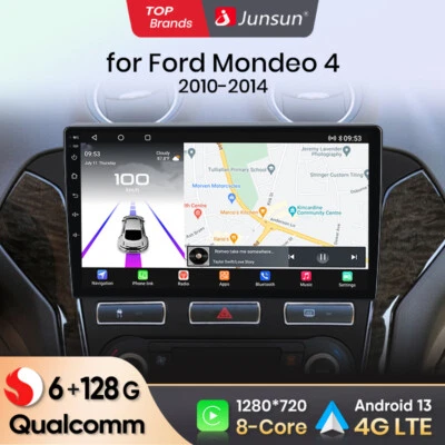 QualcommChip 6+128G Carplay Android 13 Autoradio Für Ford Mondeo MK4 2010-2014 - Bild 1 von 4