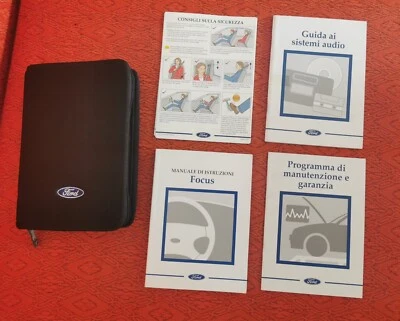 Kit Manuale Di Istruzioni Ford Focus 2000 uso e manutenzione  - Immagine 1 di 4