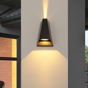 COB LED Outdoor 6W Up/Down Lamp Wall Sconce Light Fixture Waterproof Garage Yard - Picture 1 of 21