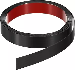 Self-Adhesive Vinyl Wall Trim, Black 16.4 Ft x 1 Inch Stainless Steel Molding - Picture 1 of 7