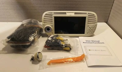 6.86" Android 14 Car Radio Stereo For Fiat 500 2007-2015 Carplay GPS Navi w/ CAM - Image 1 of 4