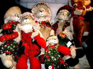 FROHE WEIHNACHTEN House of Lloyd Lager Nr. 54185 LLOYD BONNY Porzellan Gesichter,21",20 - Bild 1 von 22