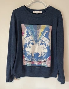 Spiritual Gangster Girls Blue Wolf Shirt You Are Magic Small 10 - Picture 1 of 9