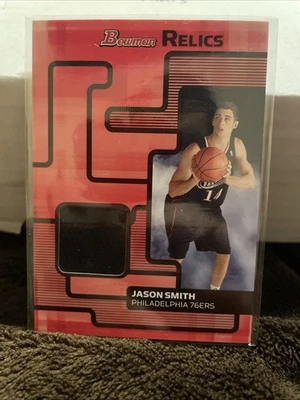 杰森·史密斯球衣卡费城76人队鲍曼遗物 — 第 1/2 张图片