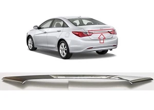 Rear Trunk Chrome Molding 2011-12-13-14 Sonata Trunk Lid Trim Finisher Original - Picture 1 of 4