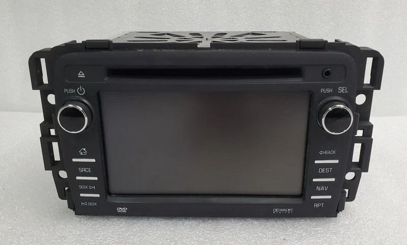 Equipamento de áudio 2013-2014 GMC ACADIA CD DVD rádio navegação com telemática fabricante de equipamento original - Imagem 1 de 4