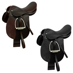 All-Purpose English Style Saddle With Fittings - Picture 1 of 5