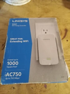 MINT Linksys AC750 Boost Dual-Band Wi-Fi Gigabit Range Extender Model RE6300 - Picture 1 of 1