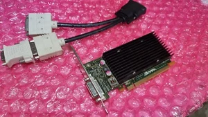 Nvidia Quadro NVS300 + Breakout Cable PCI-Express Graphics Card Tested/Working - Picture 1 of 2