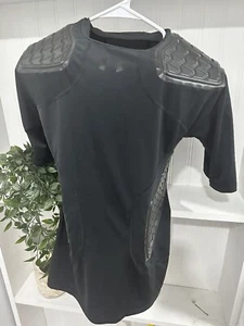 Under Armour Mens Size Small Black Gameday Max Football Shirt Compression - Picture 1 of 5