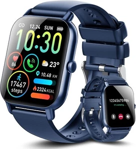Ddidbi Smartwatch Unisex Telefonfunktion 1.85" Touchscreen IP68 ++ NEUWERTIG ++ - Bild 1 von 2