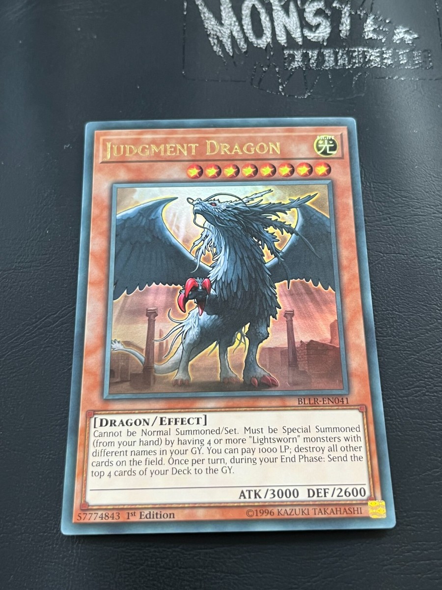 Yu-Gi-Oh! Judgment, The Dragon Of Heaven - JUMP-EN089 Secret Rare Limited Edition Trading Card