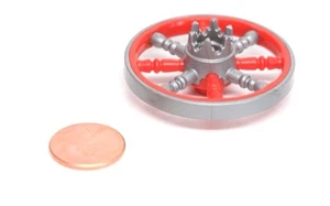 Playmobil Roman Chariot Red Silver Wheel Spare Part 4270 5812 - Picture 1 of 1