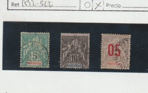 Colonias Francesas Martinica Valores año 1892-912 (GL-484) - Imagen 1 de 1