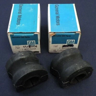 NOS 85-91 Pontiac Buick estabilizador eje aisladores/bujes de barra estabilizadora 22532210 Foto 1 de 4