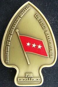Moneda Desafío Philip Kensinger LTG Comando de Operaciones Especiales del Ejército de los Estados Unidos - Imagen 1 de 2